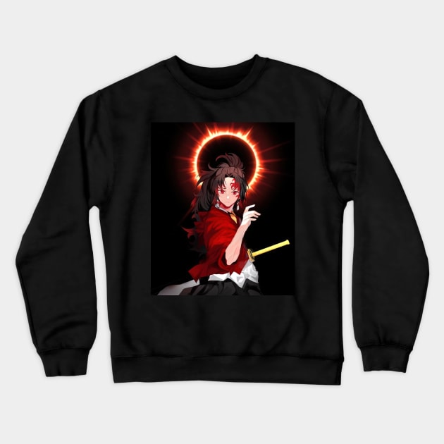 Master of Breath Yorii Crewneck Sweatshirt by Valoka